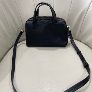 Kate Spade shoulder bag in black leather